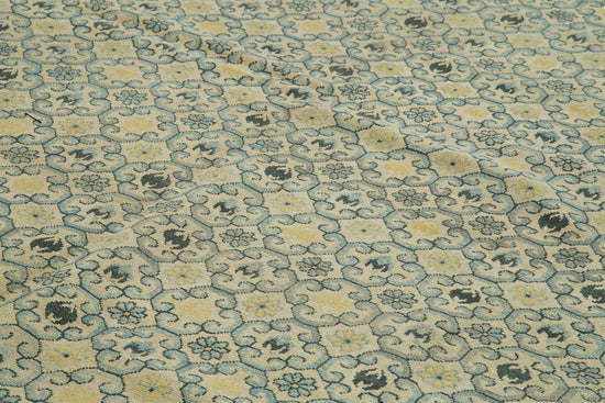 12x18 Beige Oushak Rug - 36040