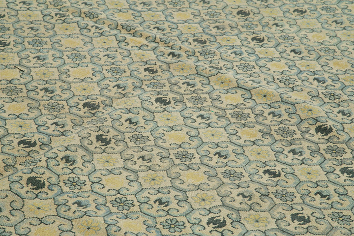 12x18 Beige Oushak Rug - 36040