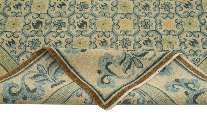 12x18 Beige Oushak Rug - 36040