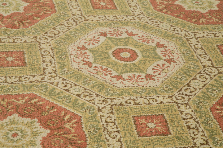 12x17 Beige Oushak Rug - 36041