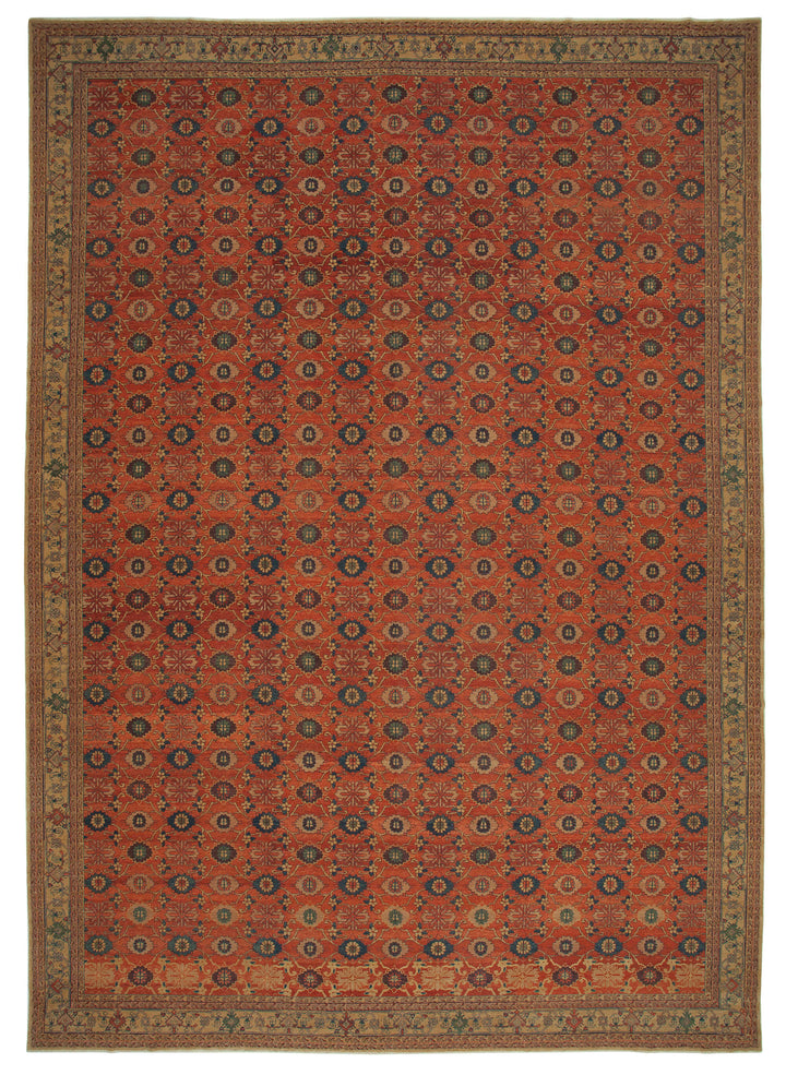 14x20 Hand-Knotted Wool Oushak Rug - 36042