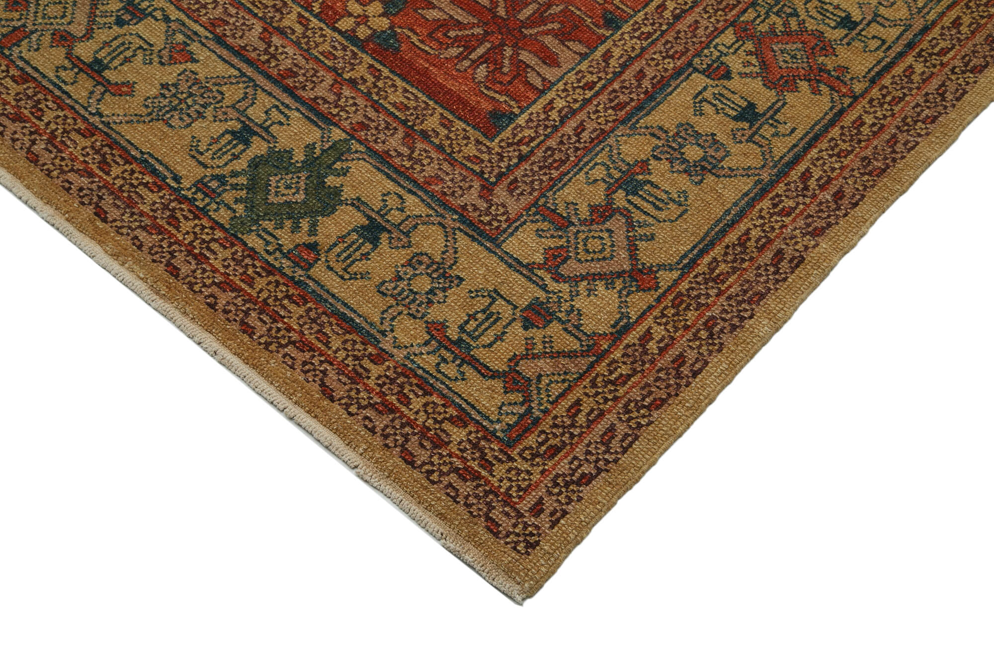 14x20 Hand-Knotted Wool Oushak Rug - 36042