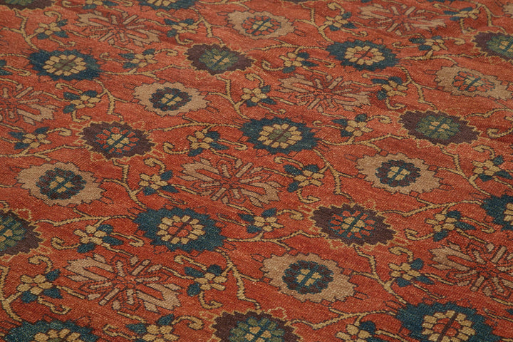 14x20 Hand-Knotted Wool Oushak Rug - 36042