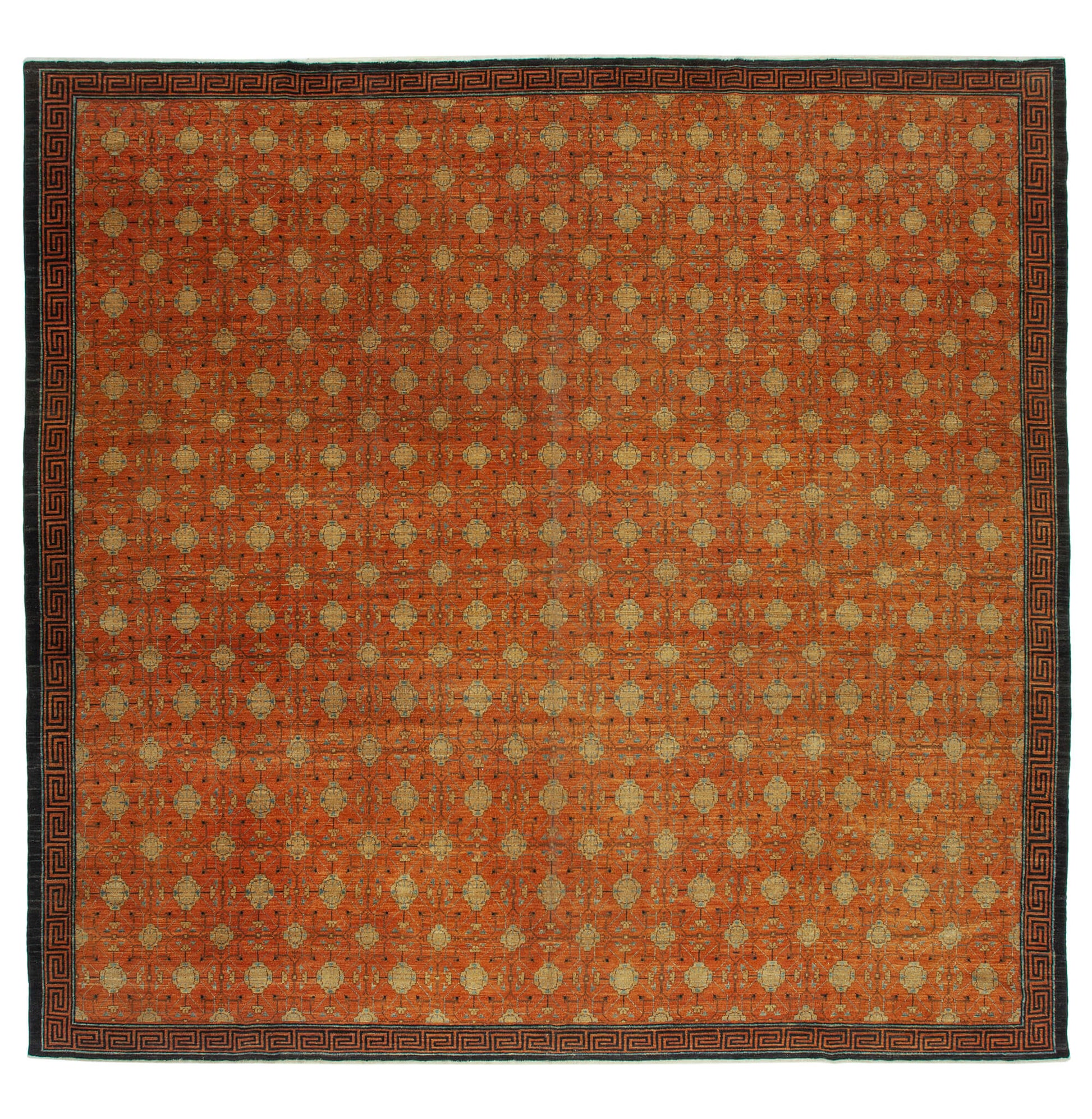 13x13 Hand-Knotted Square Oushak Rug - 36043