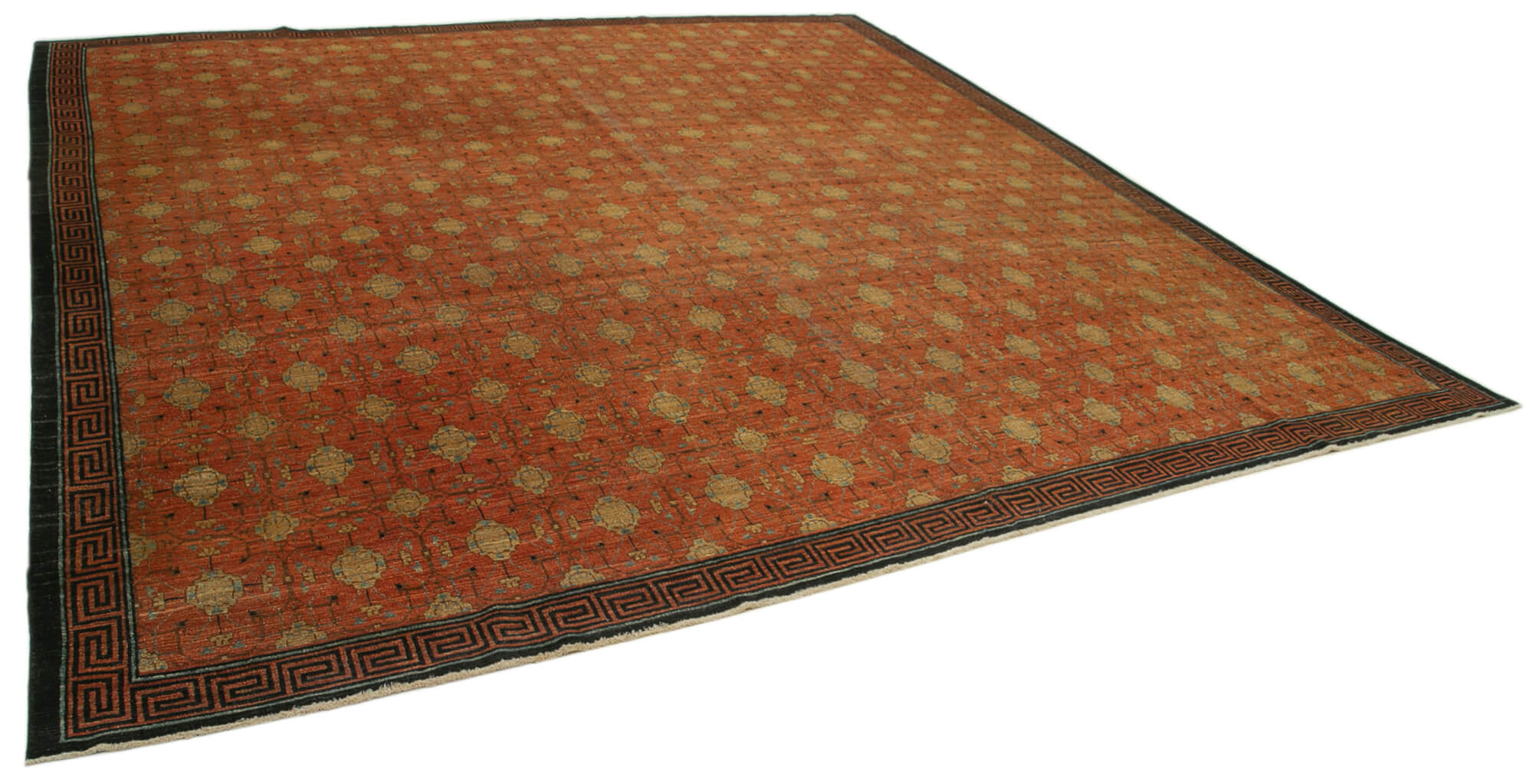 13x13 Hand-Knotted Square Oushak Rug - 36043