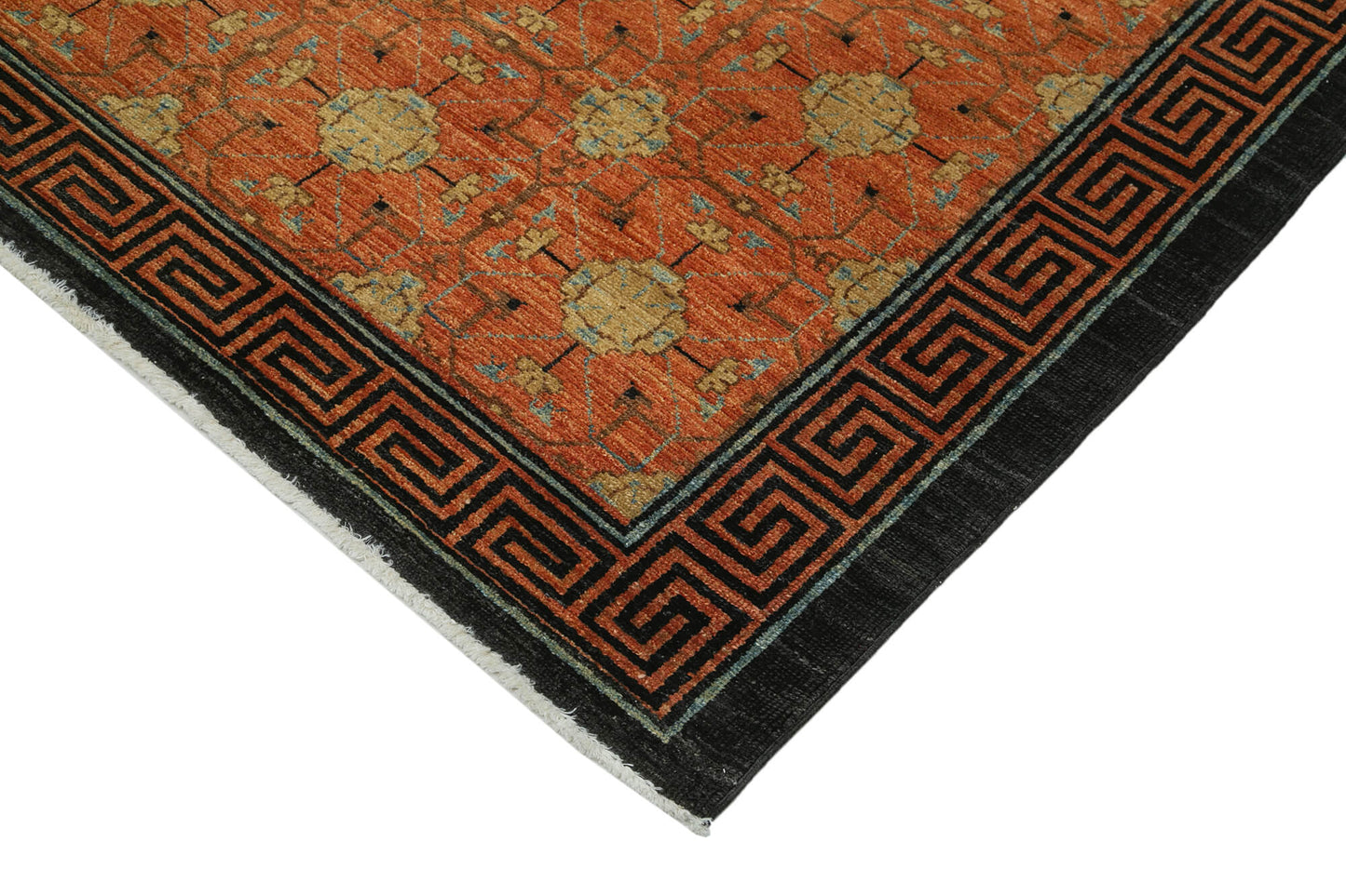 13x13 Hand-Knotted Square Oushak Rug - 36043