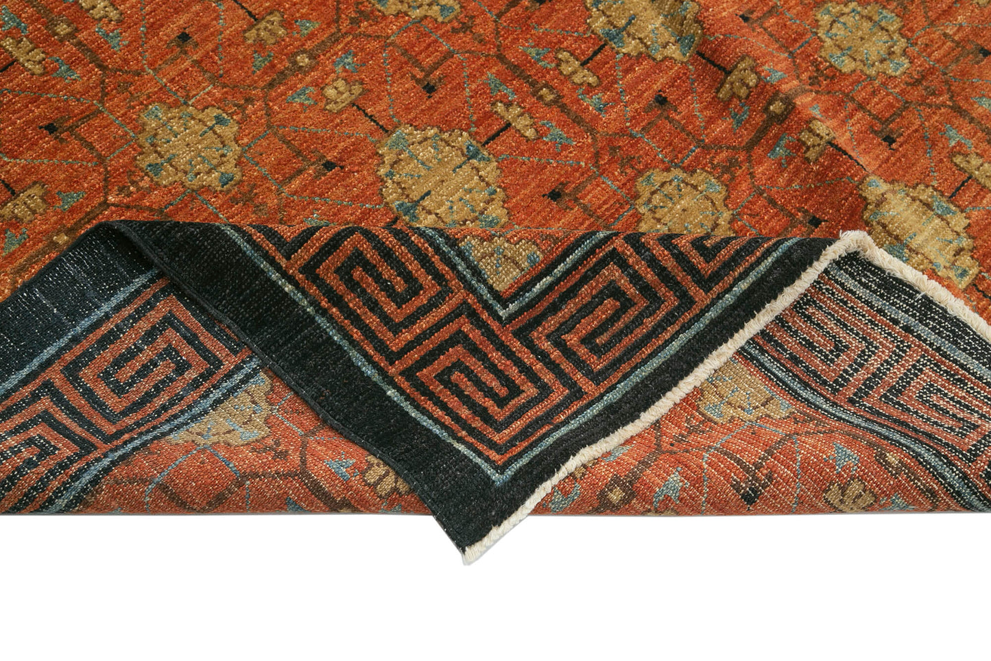 13x13 Hand-Knotted Square Oushak Rug - 36043