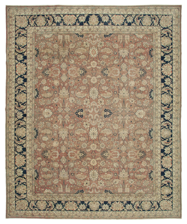 13x16 Beige Oushak Rug - 36047