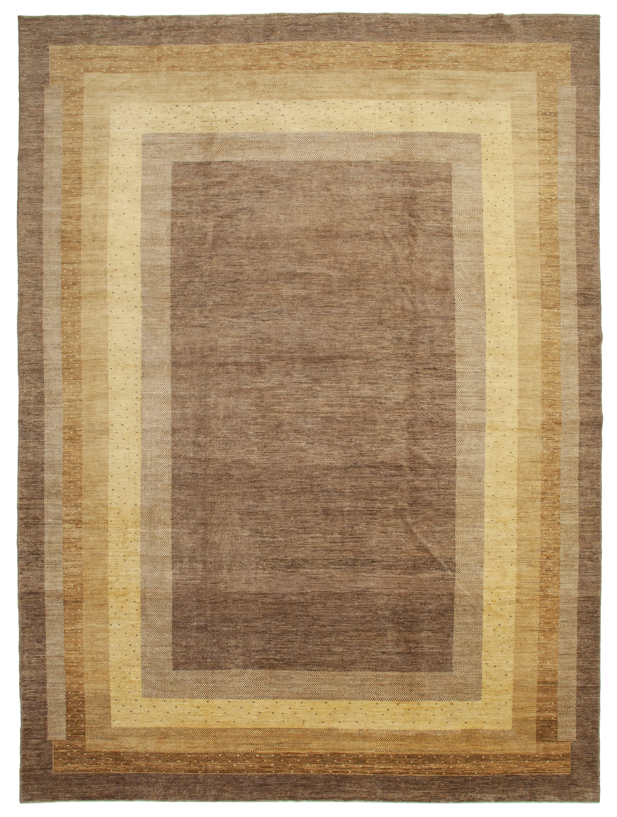 12x17 Brown Oushak Rug - 36049