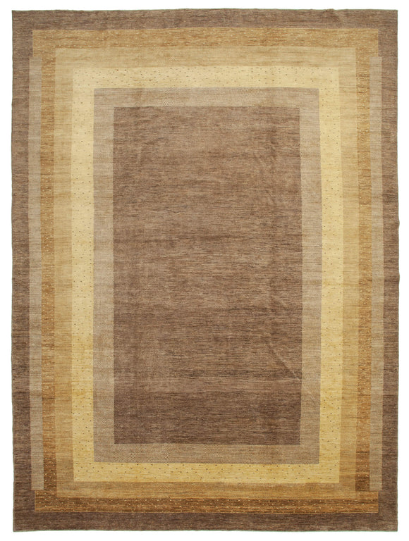 12x17 Brown Oushak Rug - 36049