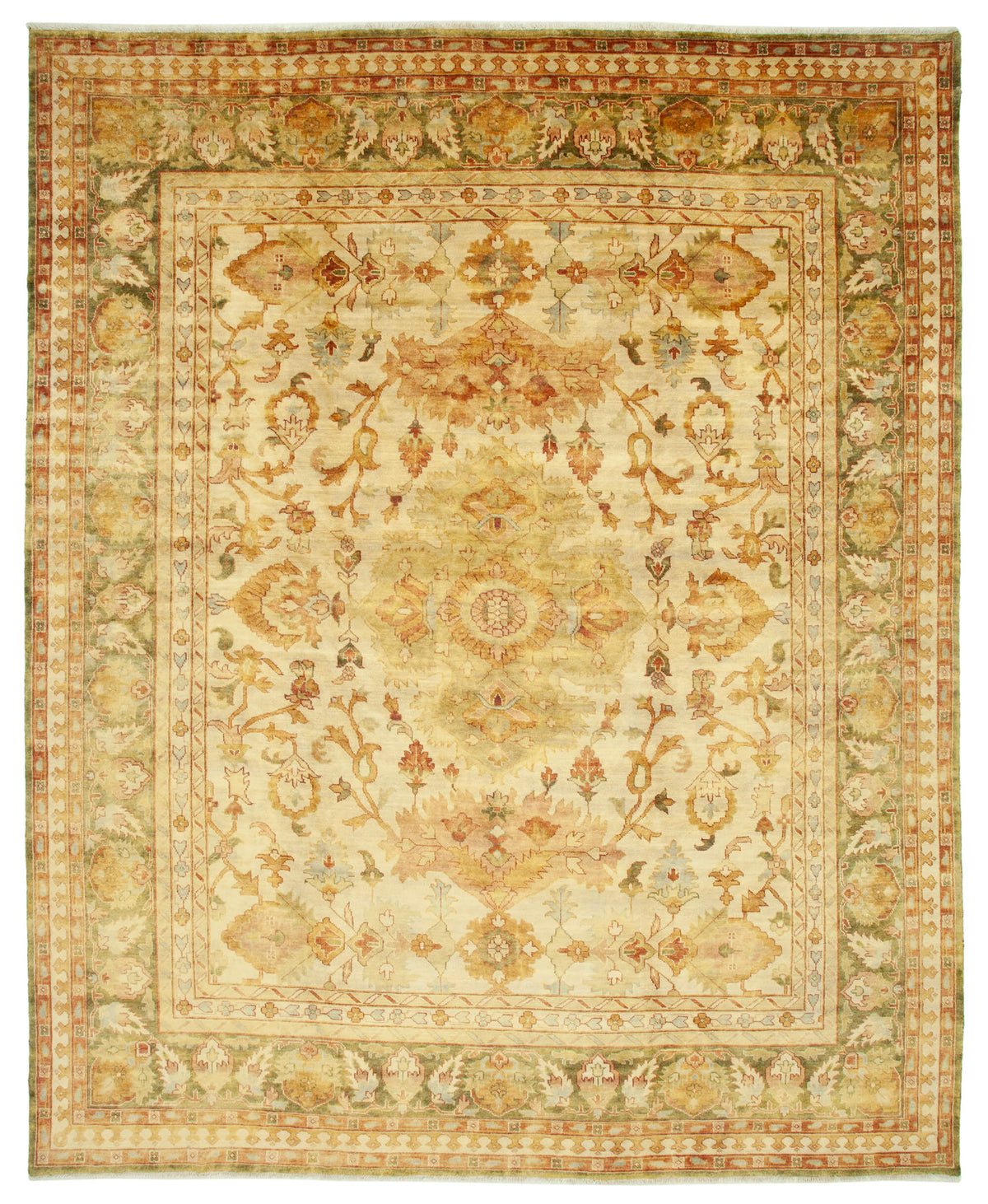 12x15 Beige Oushak Rug - 36050