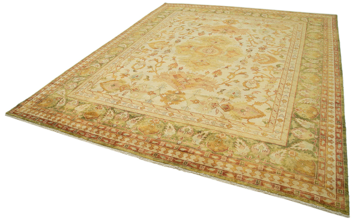 12x15 Beige Oushak Rug - 36050