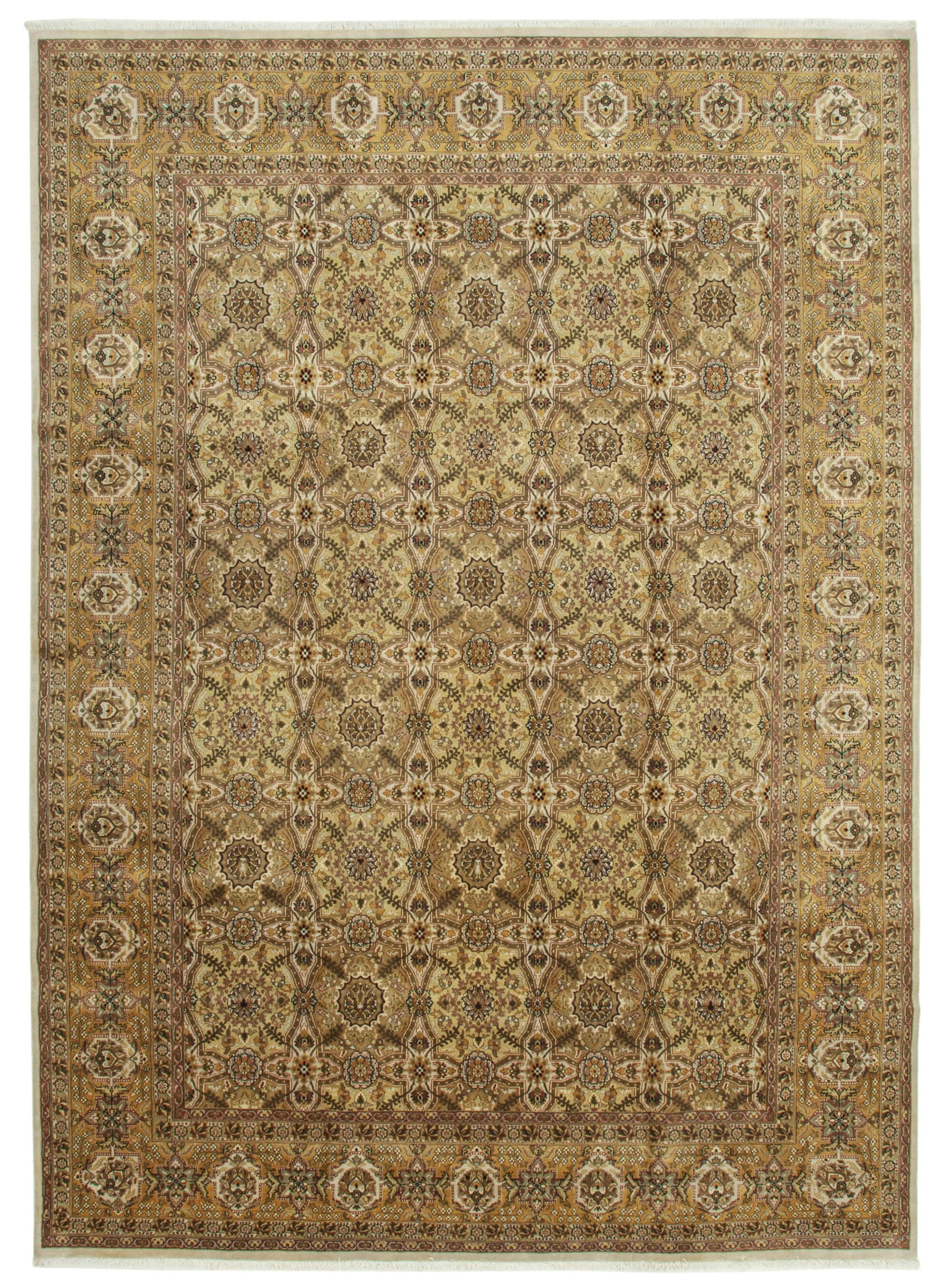 10x14 Beige Oushak Rug - 36052