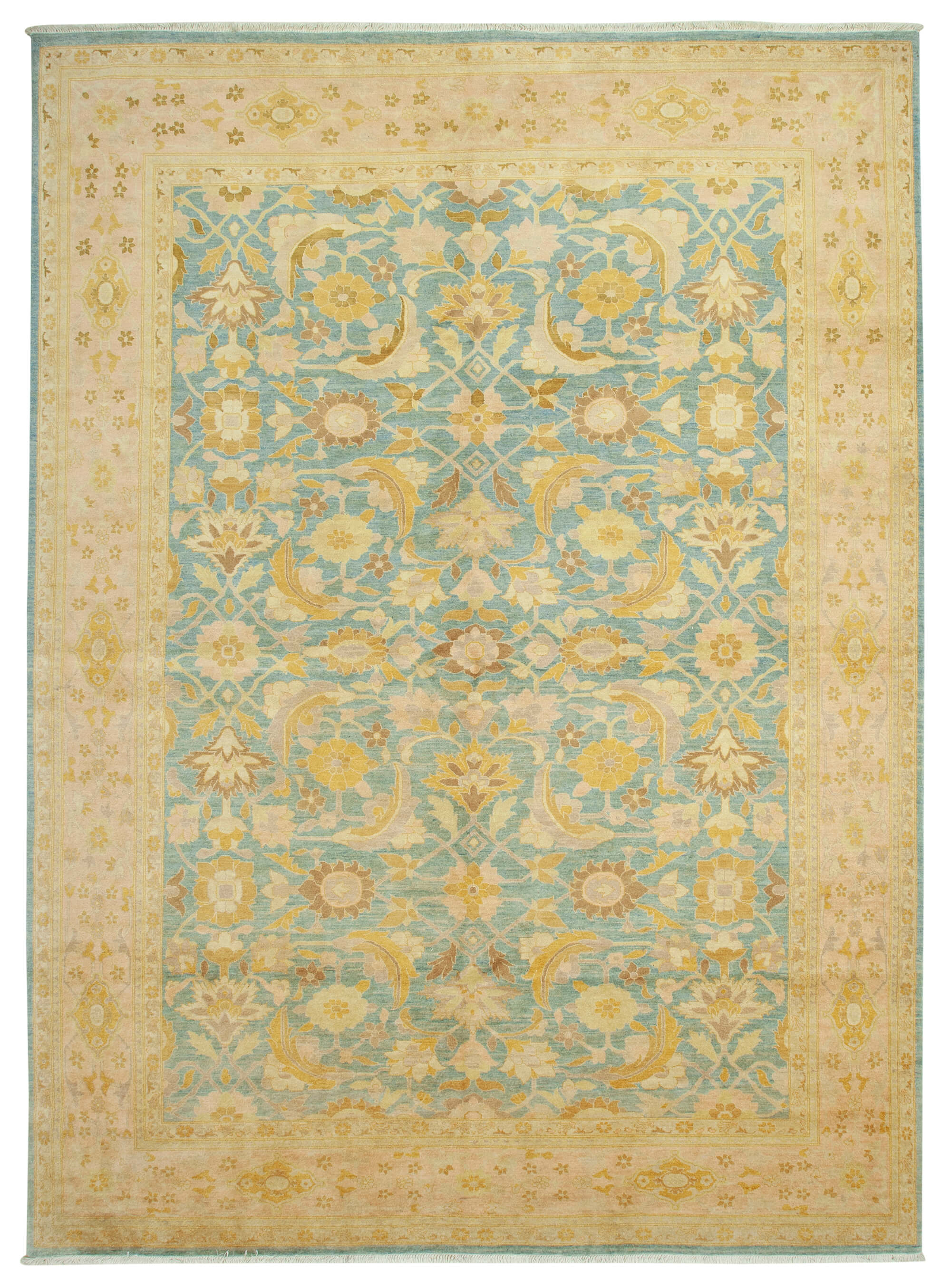 10x14 Beige Oushak Rug - 36061