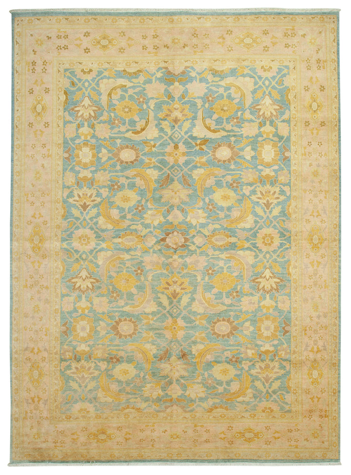 10x14 Beige Oushak Rug - 36061