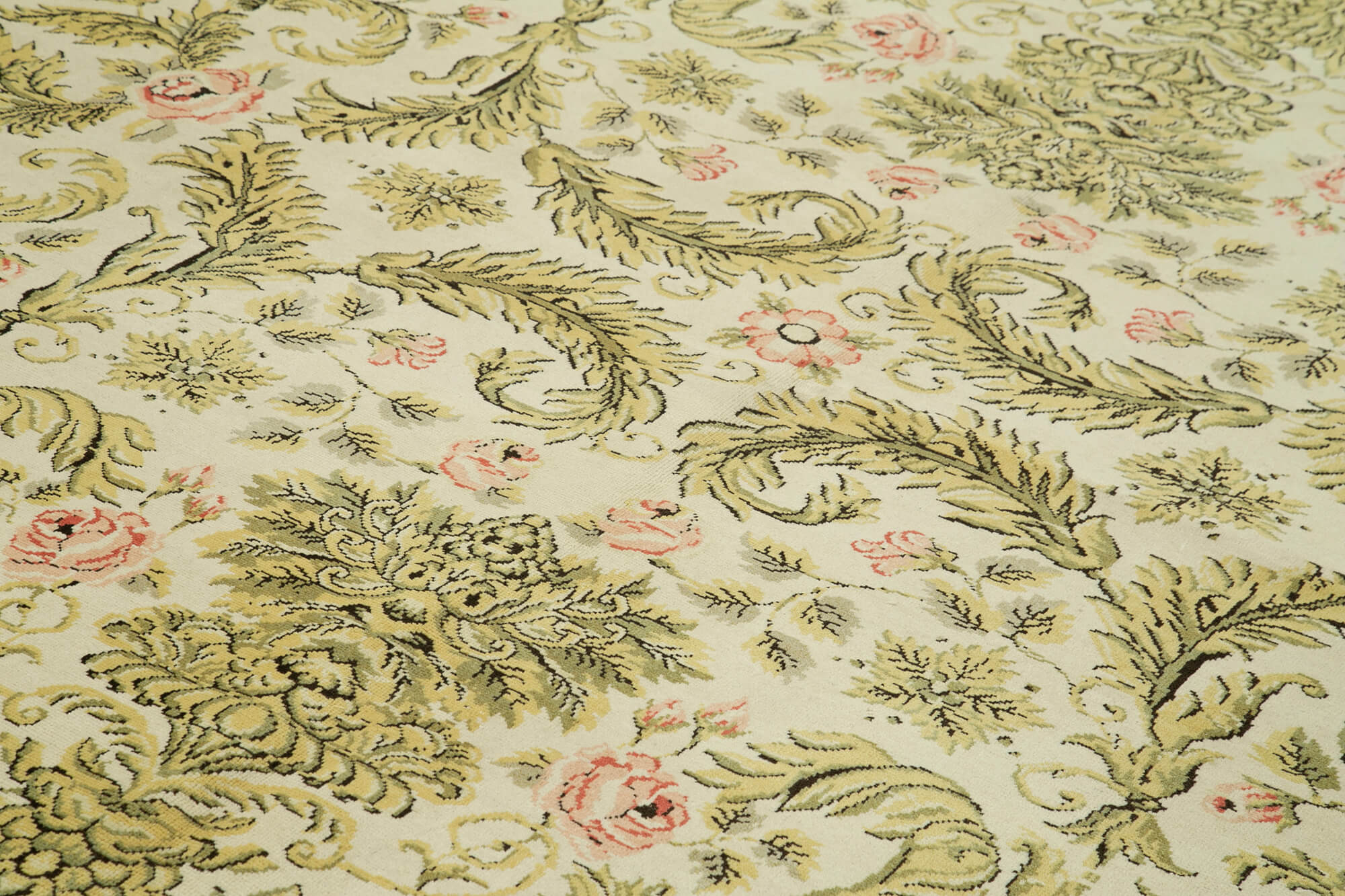 10x14 Beige Oushak Rug - 36070