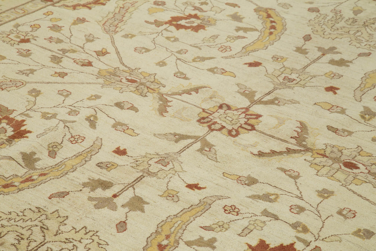 10x14 Beige Oushak Rug - 36072