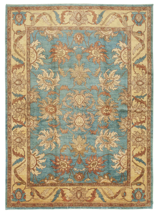 10x14 Blue Oushak Rug - 36077