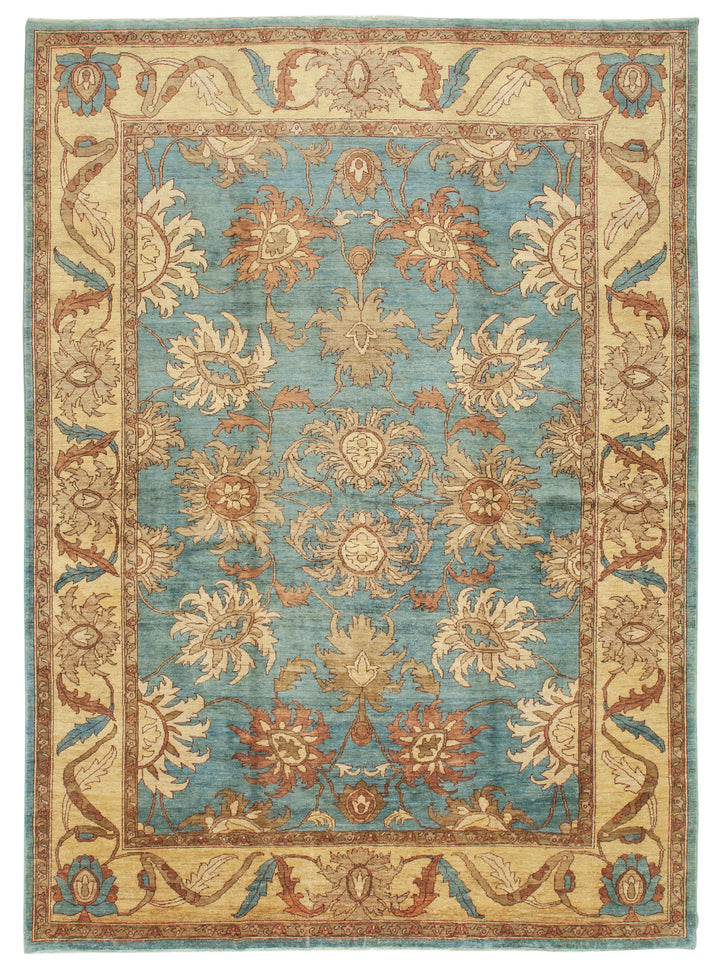 10x14 Blue Oushak Rug - 36077