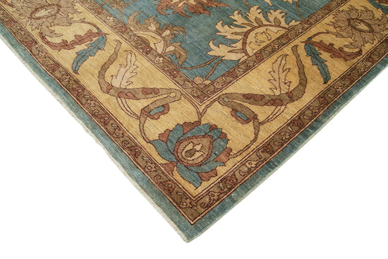 10x14 Blue Oushak Rug - 36077