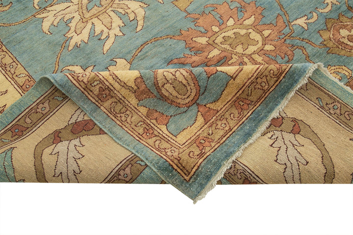 10x14 Blue Oushak Rug - 36077