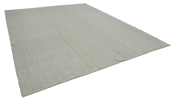10x13 Beige Modern Kilim Rug - 36206