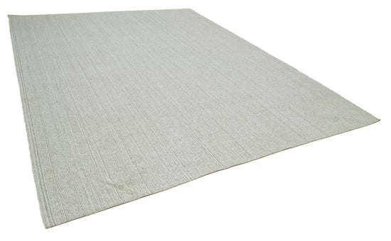 10x13 Beige Modern Kilim Rug - 36207