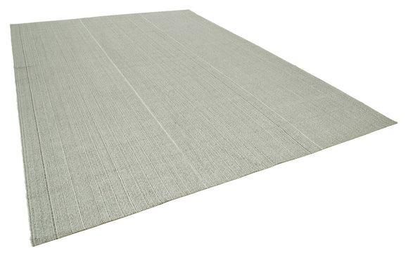 10x14 Beige Modern Kilim Rug - 36218