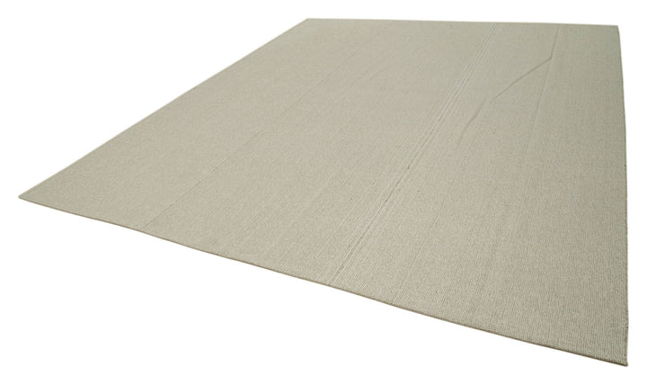 10x12 Beige Modern Kilim Rug - 36219
