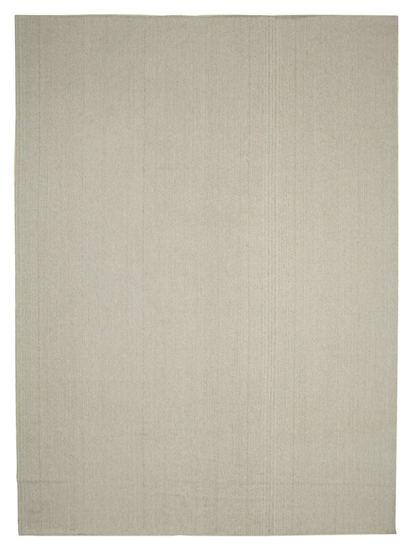 10x14 Beige Modern Kilim Rug - 36220