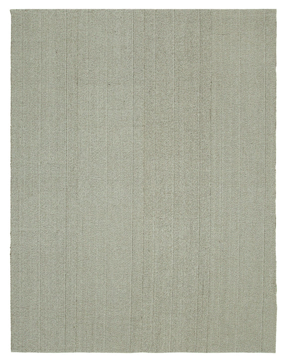 8x11 Grey Modern Kilim Rug - 36229