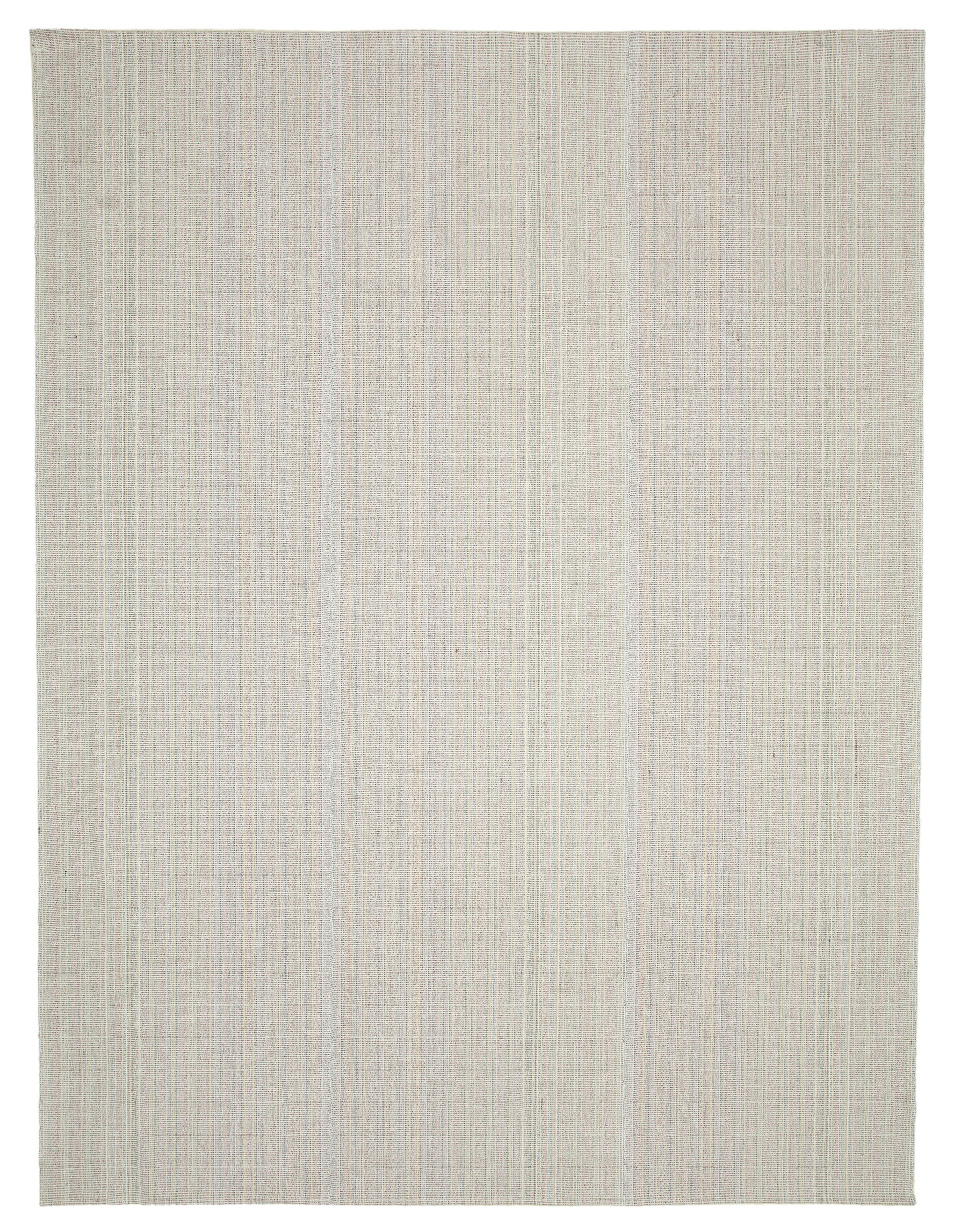 10x13 Beige Modern Kilim Rug - 36241