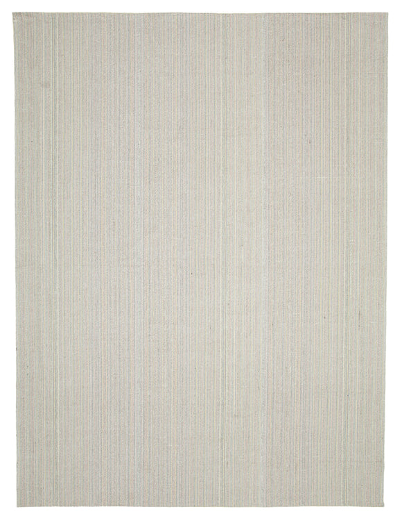 10x13 Beige Modern Kilim Rug - 36241