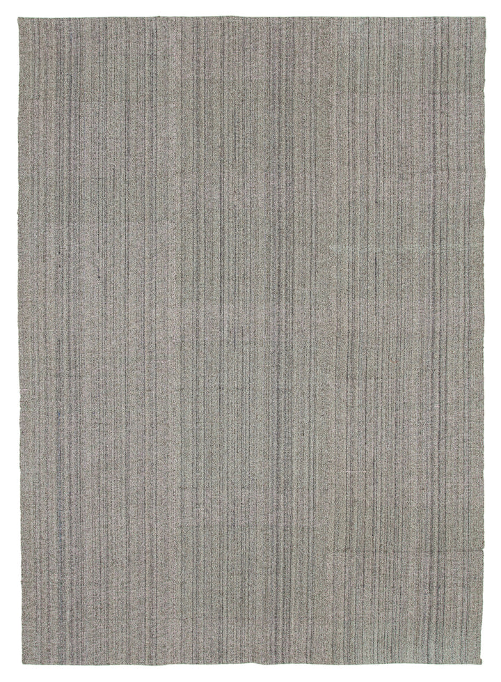 8x12 Grey Modern Kilim Rug - 36252