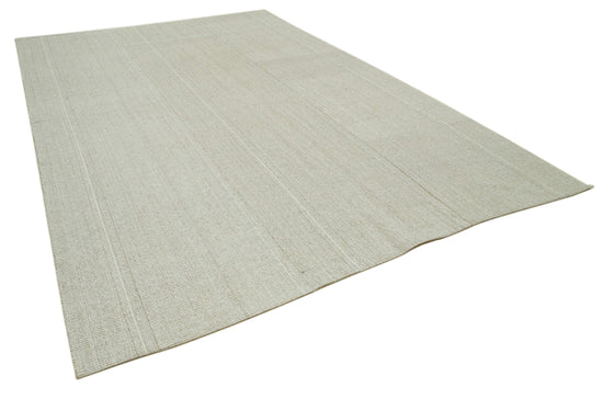 9x13 Beige Modern Kilim Rug - 36259