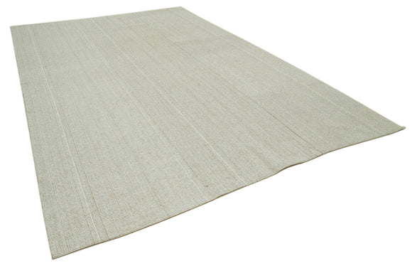 9x13 Beige Modern Kilim Rug - 36259