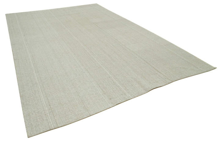 9x13 Beige Modern Kilim Rug - 36259