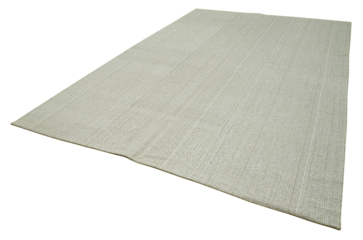 9x13 Beige Modern Kilim Rug - 36259