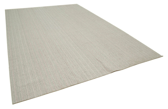 9x13 Beige Modern Kilim Rug - 36264
