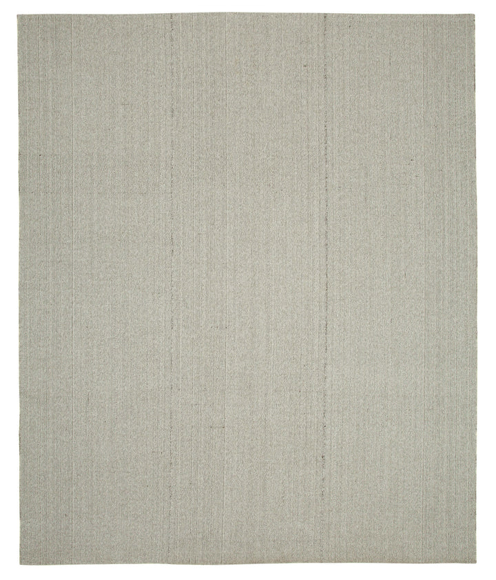 10x12 Beige Modern Kilim Rug - 36265