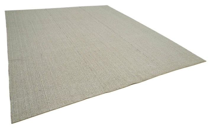 10x12 Beige Modern Kilim Rug - 36265