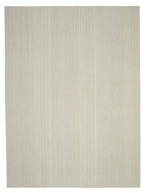 10x14 Beige Modern Kilim Rug - 36270