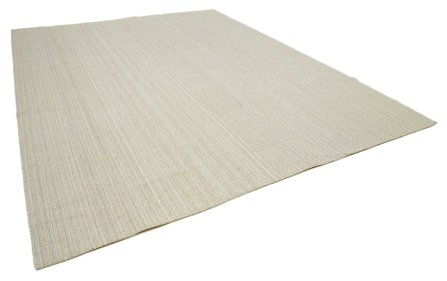 10x13 Beige Modern Kilim Rug - 36277