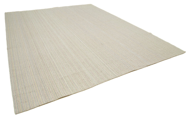 10x13 Beige Modern Kilim Rug - 36277
