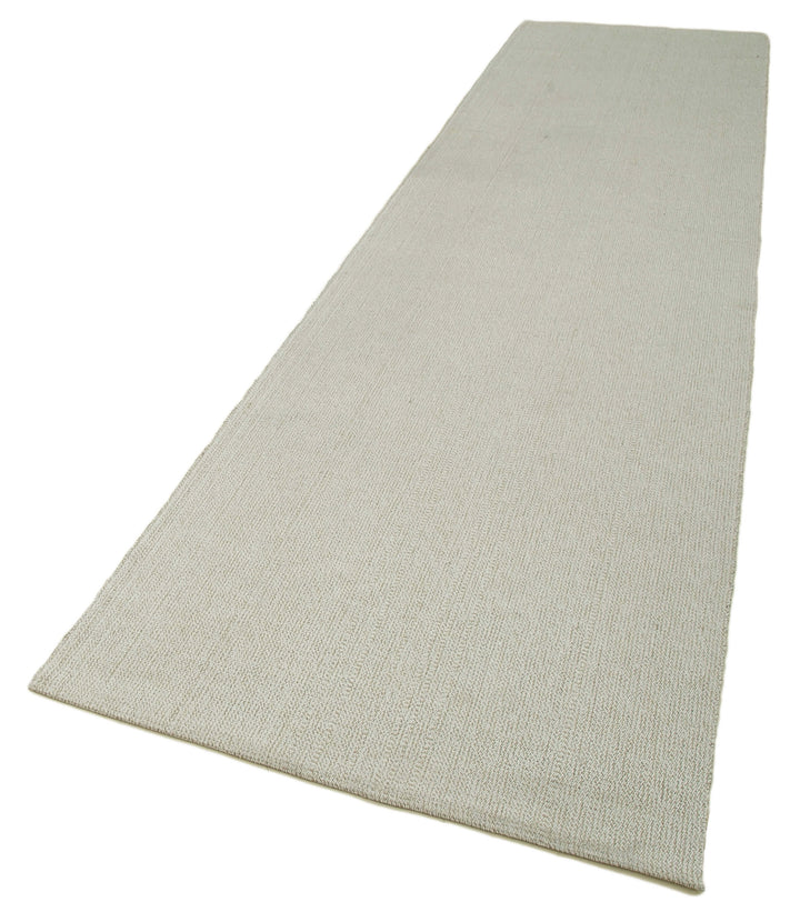 3x13 Beige Modern Kilim Rug - 36285