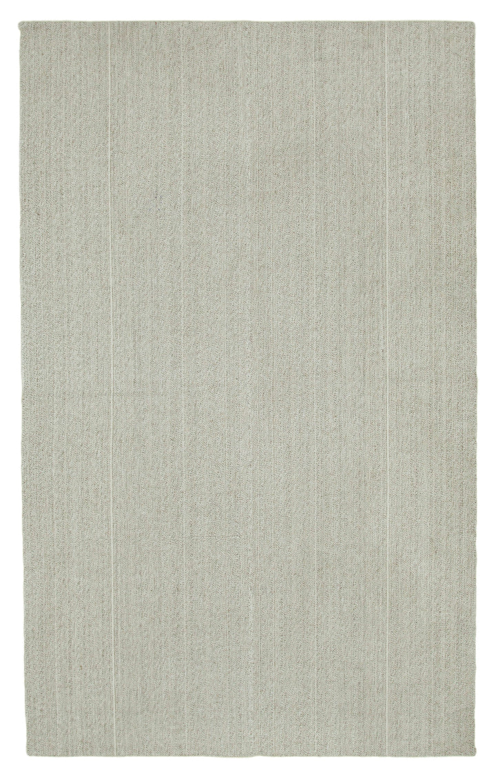 6x10 Beige Modern Kilim Rug - 36287