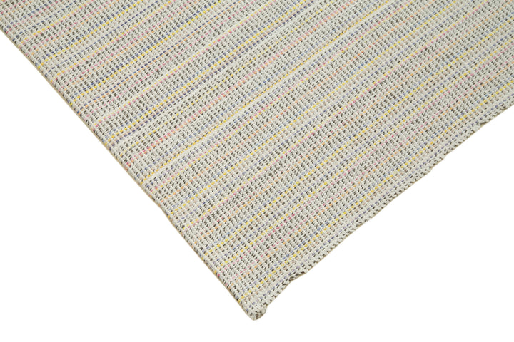 7x10 Beige Modern Kilim Rug - 36292