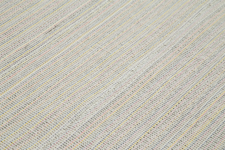 7x10 Beige Modern Kilim Rug - 36292