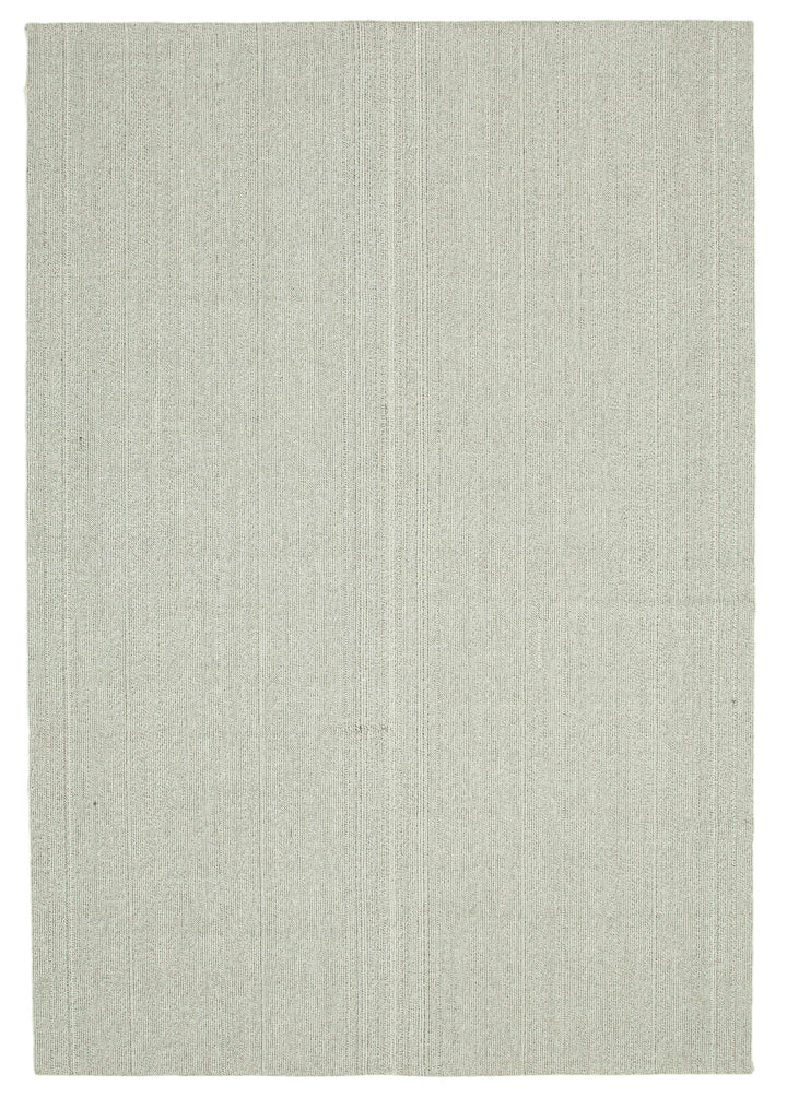 7x10 Beige Modern Kilim Rug - 36293