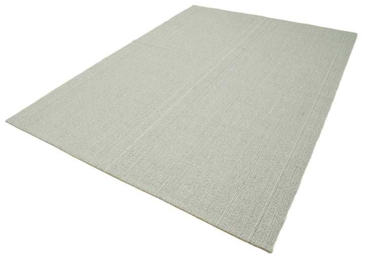7x10 Beige Modern Kilim Rug - 36293